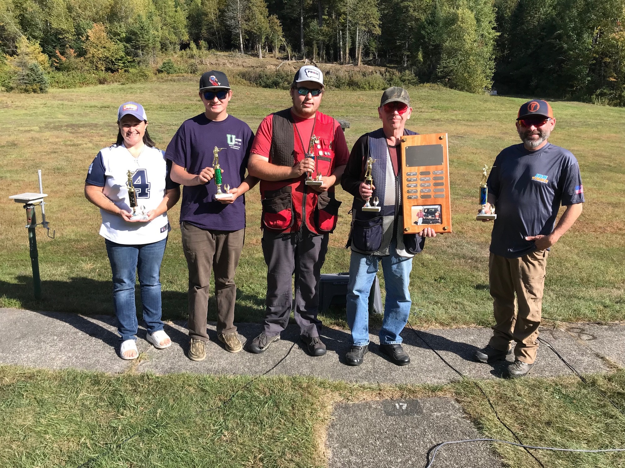 Bob Rowe Memorial Trap Shoot winners
