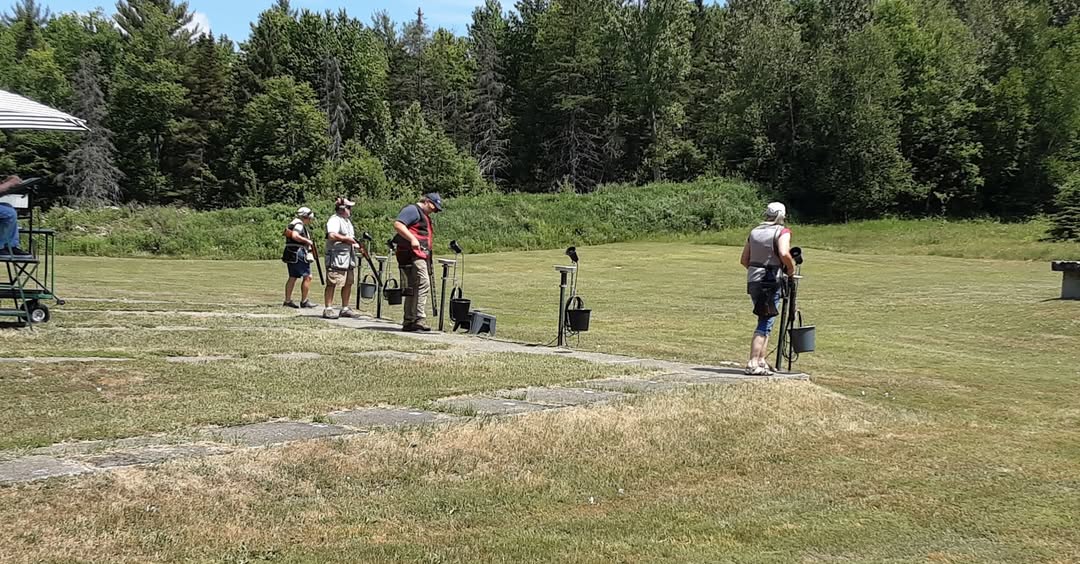 Trapshooting activity at the club range